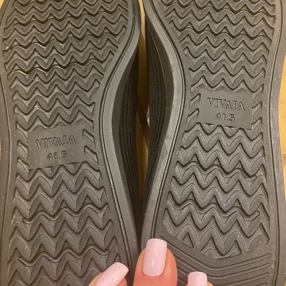 Vivaia Women’s Mabel Black Flat Slip On Square Toe New Size 41.5 - Picture 5 of 10